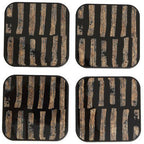 Celina Set Of Four Square Black and Gold Coasters - Joe’s Haven