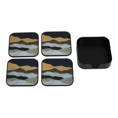 Celina Set Of Four Square Coasters - Joe’s Haven