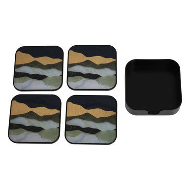 Celina Set Of Four Square Coasters - Joe’s Haven