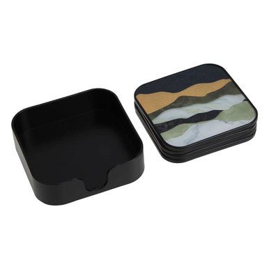 Celina Set Of Four Square Coasters - Joe’s Haven