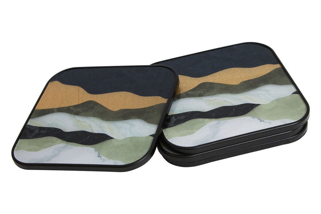Celina Set Of Four Square Coasters - Joe’s Haven