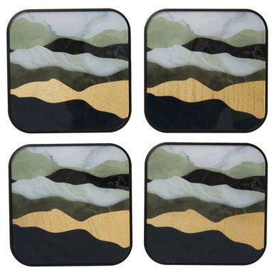 Celina Set Of Four Square Coasters - Joe’s Haven
