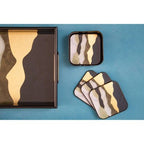 Celina Set Of Four Square Coasters - Joe’s Haven