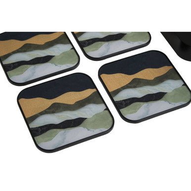 Celina Set Of Four Square Coasters - Joe’s Haven