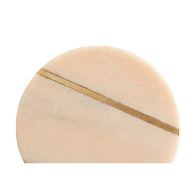Kira Set of 4 Pink Marble Coasters With Gold Inlay - Joe’s Haven