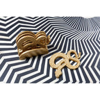 Serpent Gold Set of 4 Coasters with Holder