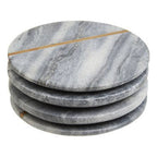 Kira Grey Marble Coasters - Joe’s Haven