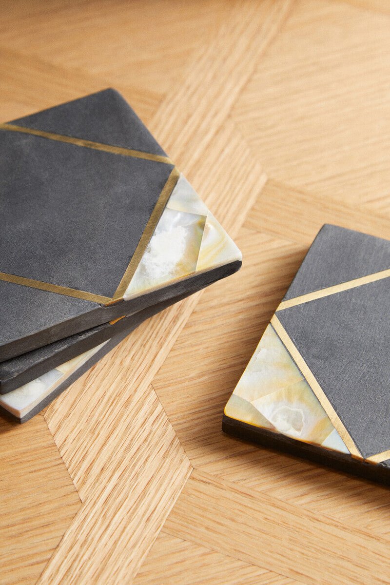 Oriana Set Of Four Slate Coasters - Joe’s Haven