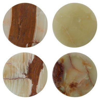 Oleena Set Of Four Onyx Coasters - Joe’s Haven