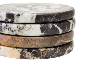 Salmo Set of 4 Marble Coasters - Joe’s Haven