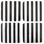 Soma Set of Four Square Striped Coasters - Joe’s Haven