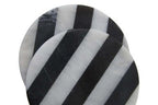 Soma Set of Four Round Striped Coasters - Joe’s Haven