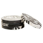 Helsa Set of Four Black And White Marble Coasters - Joe’s Haven