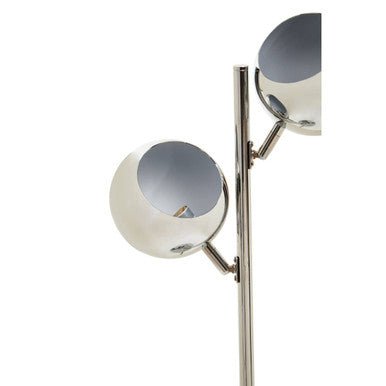 Karter Chrome Finish Table Lamp With Two Lights - Joe’s Haven