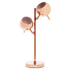 Karter Copper Finish Table Lamp With Two Lights - Joe’s Haven
