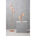 Karter Copper Finish Table Lamp With Two Lights - Joe’s Haven