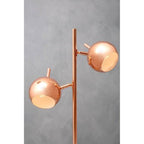 Karter Copper Finish Table Lamp With Two Lights - Joe’s Haven