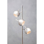 Karter Chrome Finish Floor Lamp With Three Lights - Joe’s Haven