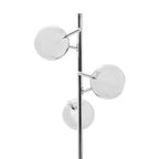 Karter Chrome Finish Floor Lamp With Three Lights - Joe’s Haven