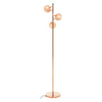Karter Copper Finish Floor Standing Lamp With Three Lights - Joe’s Haven