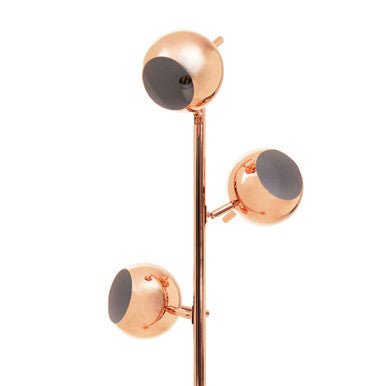 Karter Copper Finish Floor Standing Lamp With Three Lights - Joe’s Haven