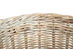 Argento Whitewash Rattan Storage Baskets - Set of 2 - Joe’s Haven