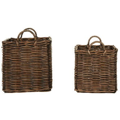 Argento Set Of Two Natural Rattan Storage Baskets - Joe’s Haven