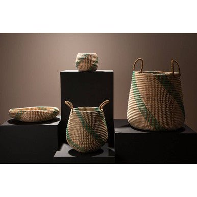 Bora Set of 2 Seagrass Storage Baskets - Joe’s Haven
