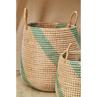 Bora Set of 2 Seagrass Storage Baskets - Joe’s Haven