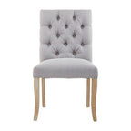 Kensington Townhouse Grey Linen Dining Chair - Joe’s Haven