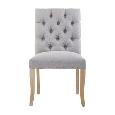 Kensington Townhouse Grey Linen Dining Chair - Joe’s Haven