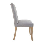 Kensington Townhouse Grey Linen Dining Chair - Joe’s Haven