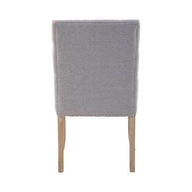Kensington Townhouse Grey Linen Dining Chair - Joe’s Haven