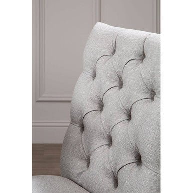 Kensington Townhouse Grey Linen Dining Chair - Joe’s Haven