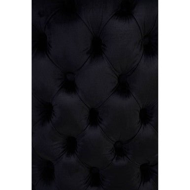 Kensington Townhouse Black Velvet Studded Dining Chair - Joe’s Haven