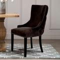 Kensington Townhouse Grey Velvet Button Tufted Dining Chair - Joe’s Haven