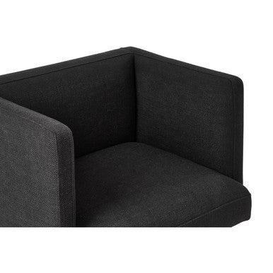 Piermount Black Dining Chair with Silver Legs - Joe’s Haven