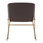 Delta Brown Faux Leather Dining Chair - Joe’s Haven