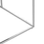 Brushed Gold and Silver Square Coffee Table, Oria
