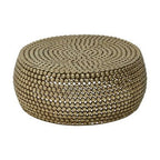 Templar Gold Finish Beaded Coffee Table - Joe’s Haven