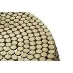 Templar Gold Finish Beaded Coffee Table - Joe’s Haven