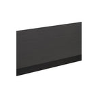Black Elm Wood Rectangular Dining Table with Stainless Steel U Shaped Legs, Ulmus - Joe’s Haven