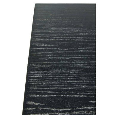Black and Grey Oak Veneer Wooden Coffee Table with Gold Finish Metal Angular Base, Lena - Joe’s Haven
