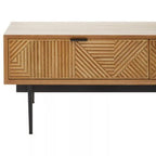 Jakara Natural Finish Wooden Coffee Table - Joe’s Haven