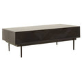 Jakara Black Finish Wooden Coffee Table - Joe’s Haven