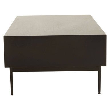 Jakara Black Finish Wooden Coffee Table - Joe’s Haven