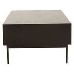 Jakara Black Finish Wooden Coffee Table - Joe’s Haven