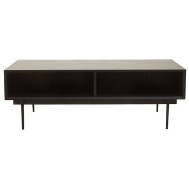 Jakara Black Finish Wooden Coffee Table - Joe’s Haven