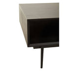 Jakara Black Finish Wooden Coffee Table - Joe’s Haven