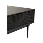 Jakara Black Finish Wooden Coffee Table - Joe’s Haven